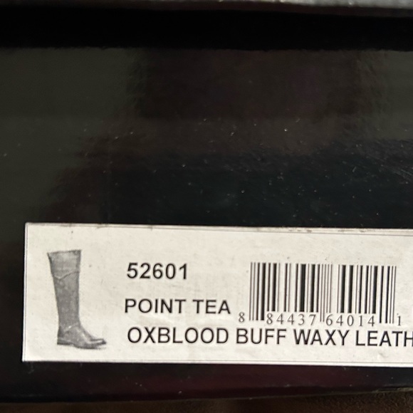 Luichiny’s finest Oxblood waxy buffed leather boots NWT - Picture 8 of 8